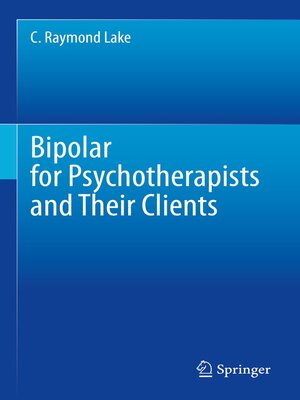 cover image of Bipolar for Psychotherapists and Their Clients